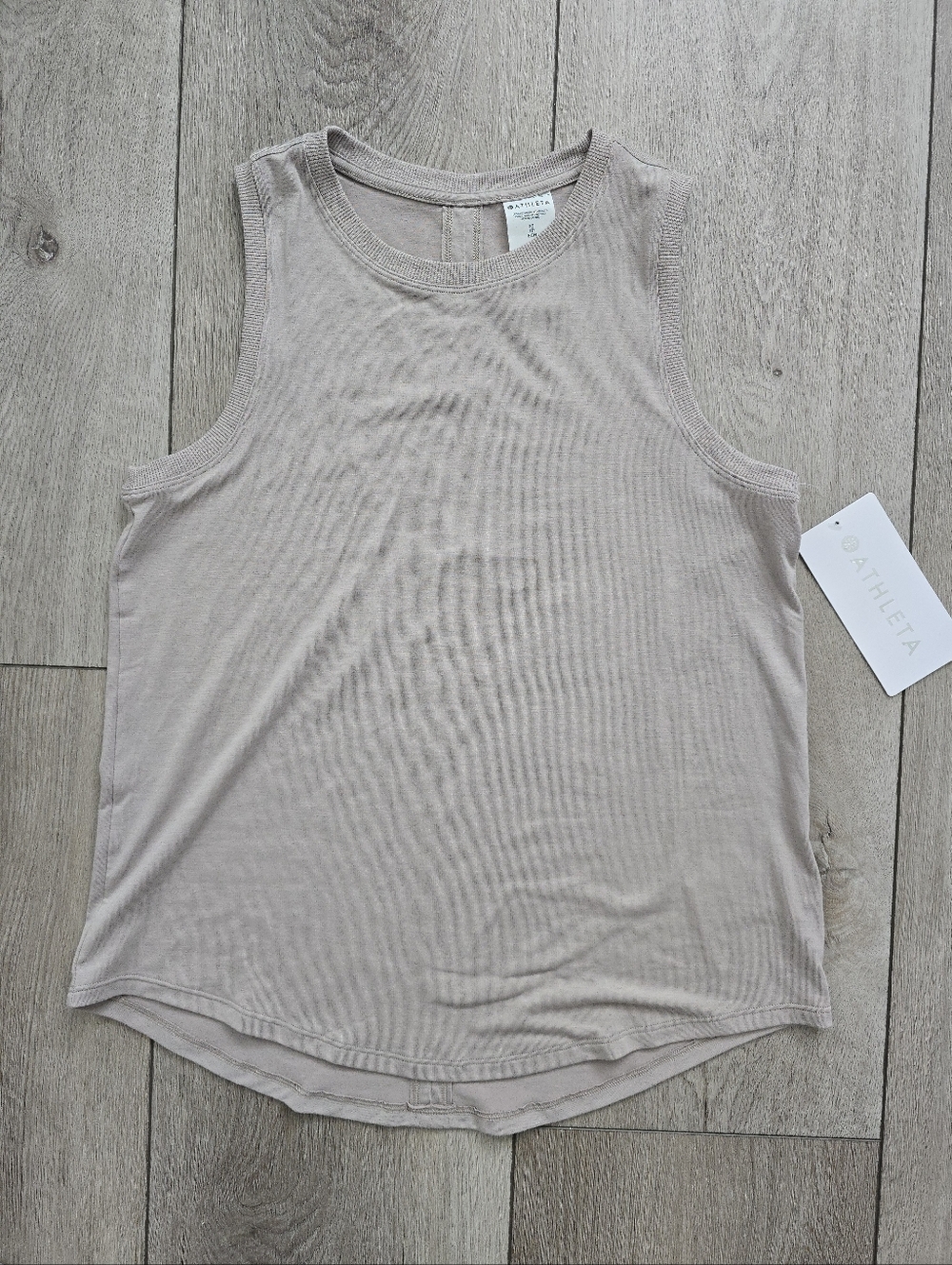 Athleta With Ease Open Back Tank Top Xs Nwt